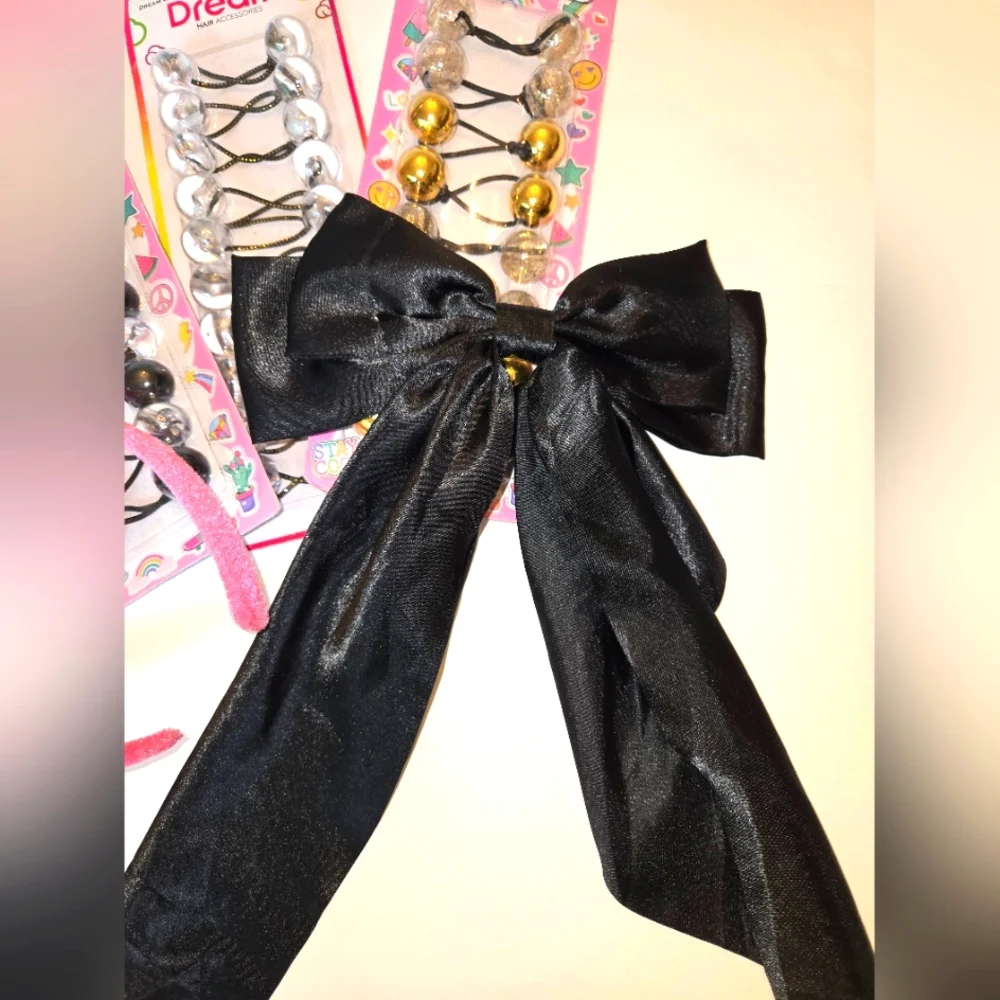 Kids Hair Accessories Antler Headband plus Bow & hair ties NEW